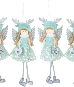 7066 ANGEL HANGER SALVIA S/4